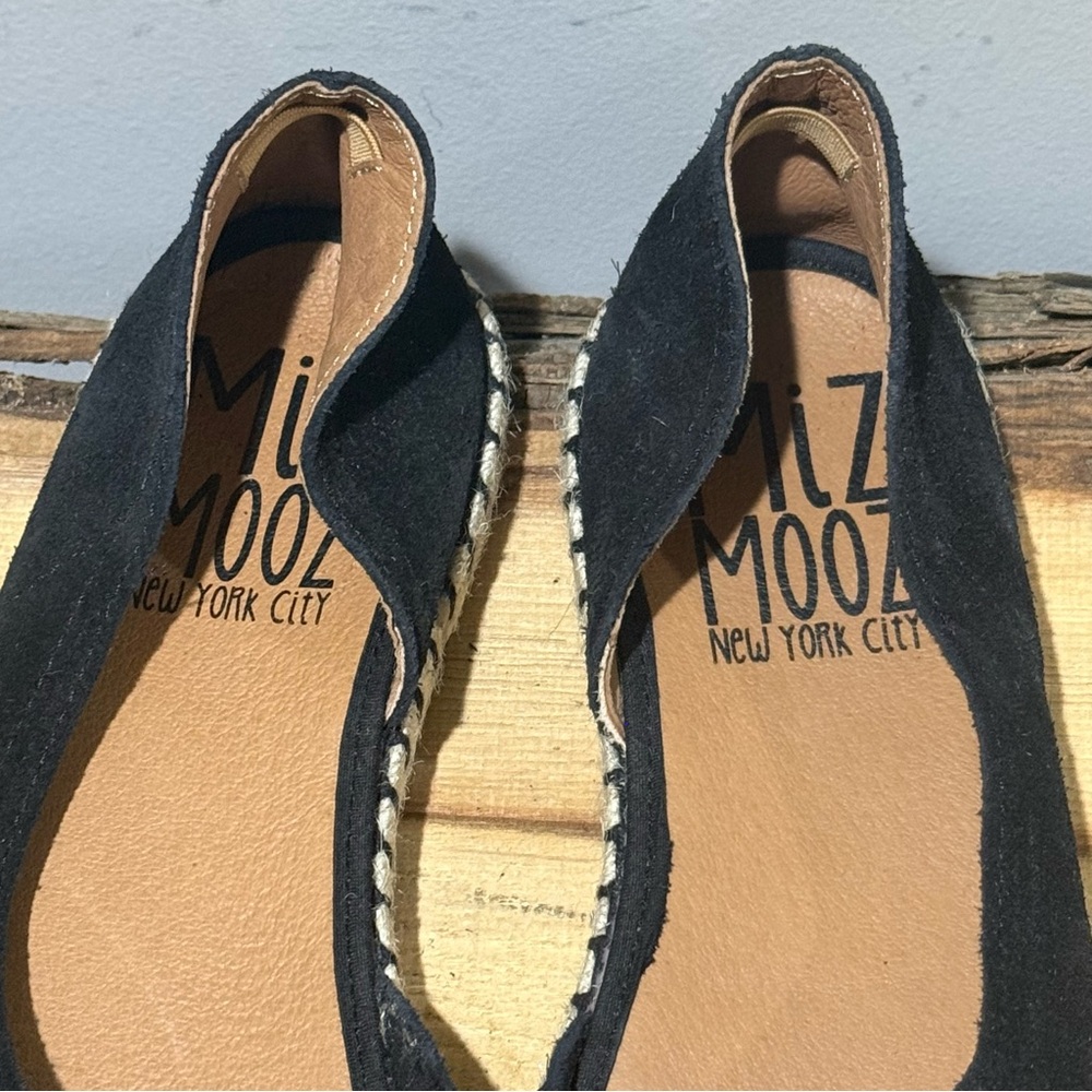 *NEW* Miz Mooz Suede Peep Toe Espadrille Flats Size 41/9.5-10 A38 - Picture 7 of 10